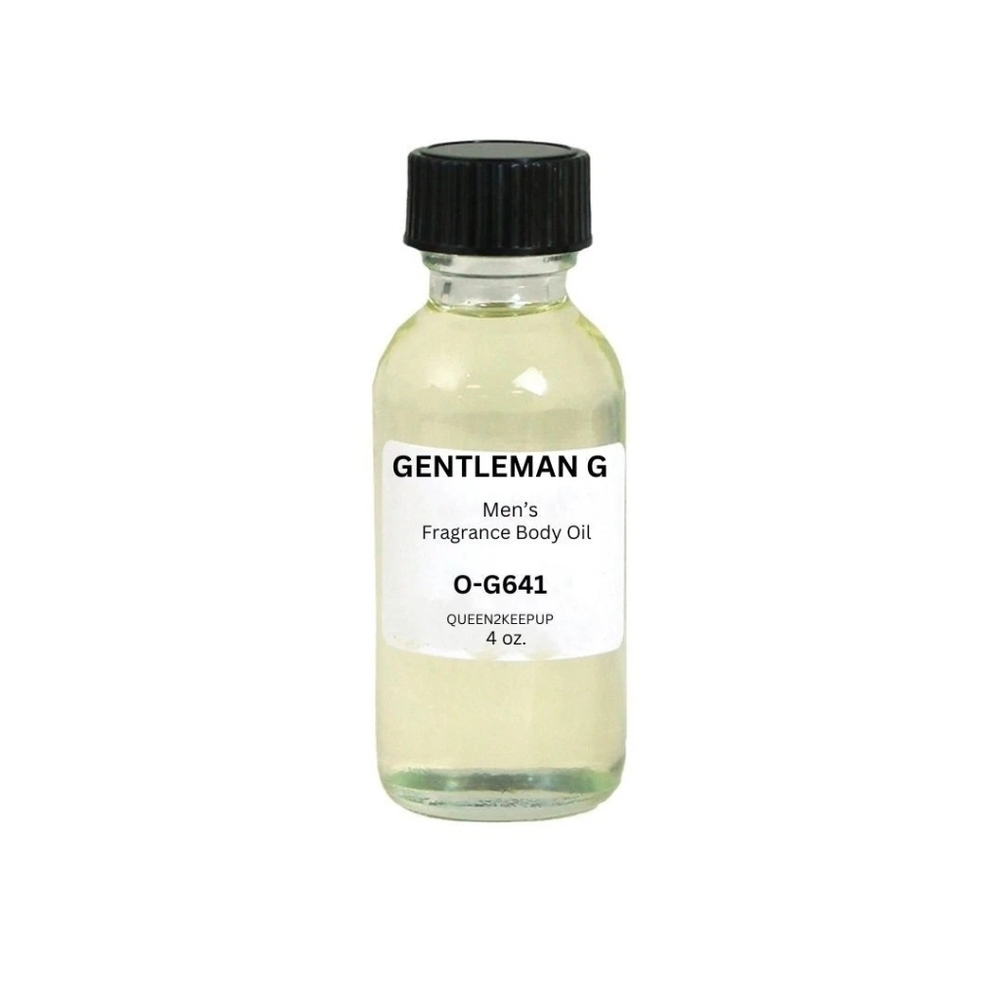 Gentleman G (Men) Body Oil 1 oz Fragrance All Natural Pure Uncut Scent